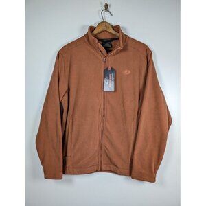 Mossy Oak Polar Fleece Jacket Size Large Hunting Outdoors Midweight Winter NEW